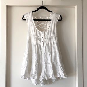 Urban Outfitters Raelynn Tie-Back Romper